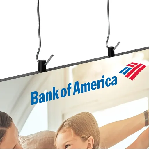 Twist-N-Hook Foam Board Hangers (100pcs Black)