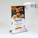 Luxury 8-1/4'' x 11-3/4'' Table Top Roll-Up Banner