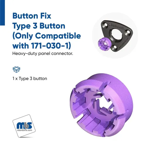 [171-030-2] Button Fix Type 3 Button (Only Compatible with 171-030-1)