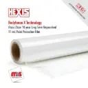 60' x 65 ft Hexis Gloss Clear 10 year long Term Unpunched 11 mil Paint Protection Film (Color Code: C300)(Hexis Part#: CARPRO300)