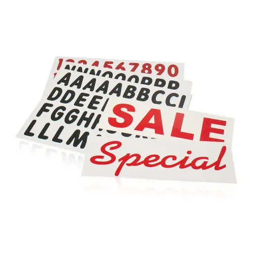 [PC-REPLAMENT-2228] Replacement Letter Sets for 22"W x 28"H White Message Board
