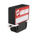 Black MediaCards Kit for Vinyl Roll Storage - 10 Rewritable Double-Sided Cards for 3 Core Rolls with White Magnetic Organizer - Label & Track Media Easily