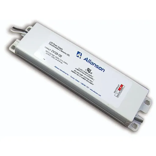 [ACV125-120-277V] Allanson High Power Factor 12V DC 120-277V AC 60 Watt Power Supply