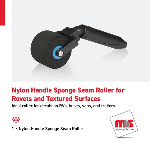 [VR-0203] Nylon Handle Sponge Seam Roller for Rovets and Textured Surfaces