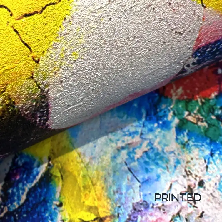 54'' x 50 Yards Roll - DreamScape Premium Polymeric Printable White Vinyl WallWrap - Mason Texture - 13.5 Mil - Clear Back Permanently Repositionable Adhesive