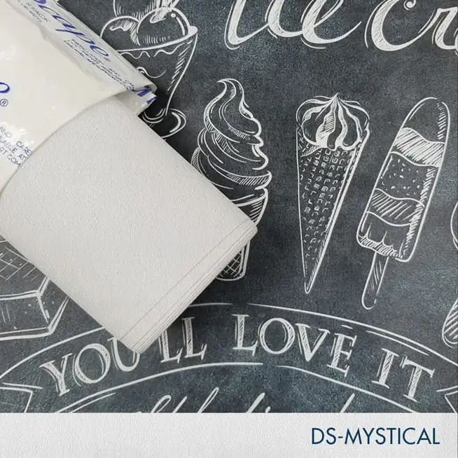54" x 50 Yards Roll - DreamScape Premium Polymeric Printable White Vinyl WallWrap - Mystical Texture - 21.0 Mil - Clear Back Permanently Repositionable Adhesive