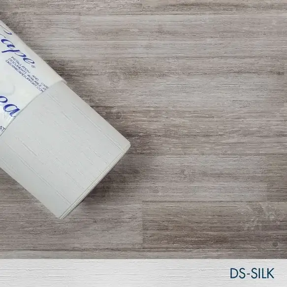 [DS-SILK20-5425] 54'' x 25 Yards Roll - DreamScape Premium Polymeric Printable White Vinyl WallWrap - Silk Texture - 27.0 Mil - Clear Back Permanently Repositionable Adhesive