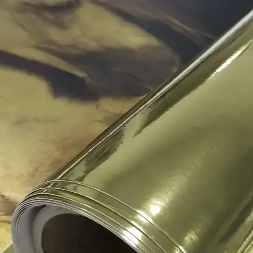 [DS-GDFL20-275] 27" x 5 Yards Roll - DreamScape Premium Polymeric Printable White Vinyl WallWrap - Gold Flash Texture - 16.0 Mil - Clear Back Permanently Repositionable Adhesive