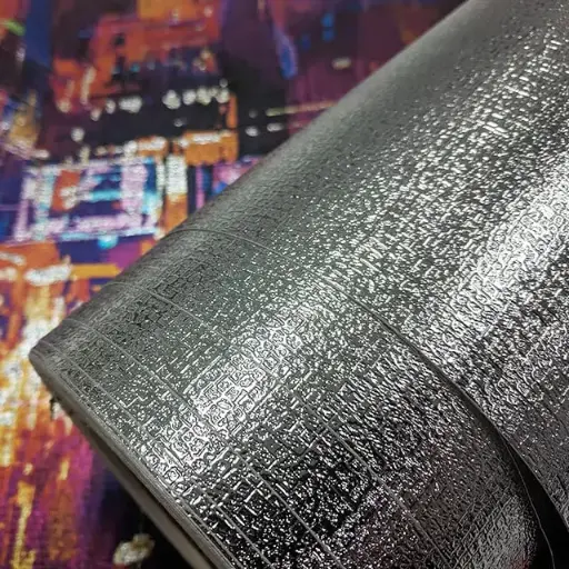 [DS-SVODY20-54100] 54'' x 100 Yards Roll - DreamScape Premium Polymeric Printable White Vinyl WallWrap - Silver Odyssey Texture - 22.0 Mil - Clear Back Permanently Repositionable Adhesive