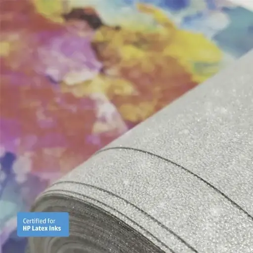 [DS-BLBEADS20-5425] 54'' x 25 Yards Roll - DreamScape Premium Polymeric Printable White Vinyl WallWrap - Bling! Texture - 27.0 Mil - Clear Back Permanently Repositionable Adhesive