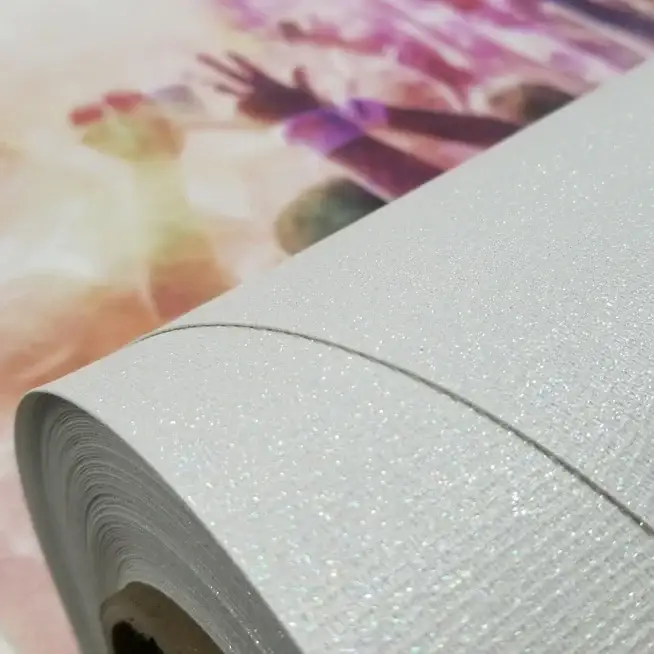 54'' x 25 Yards Roll - DreamScape Premium Polymeric Printable White Vinyl WallWrap - Prisma Texture - 27.0 Mil - Clear Back Permanently Repositionable Adhesive