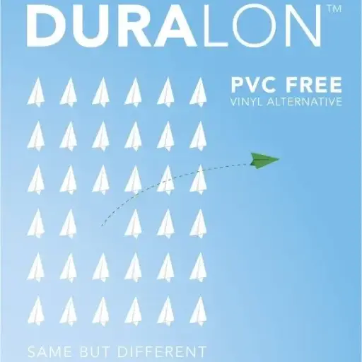 [DS-DURASD20-5450] 54" x 50 Yards Roll - DreamScape Premium Polymeric Printable White Vinyl WallWrap - Duralon Suede Texture - 17.0 Mil - Clear Back Permanently Repositionable Adhesive