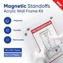 Acrylic Wall Frame Kit with Standoffs