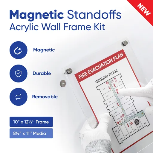 Acrylic Wall Frame Kit with Standoffs