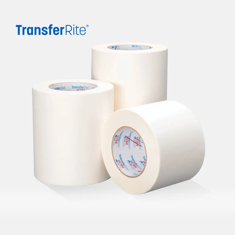 TransferRite Ultra 560U White Clear Low Tack Transfer Tape