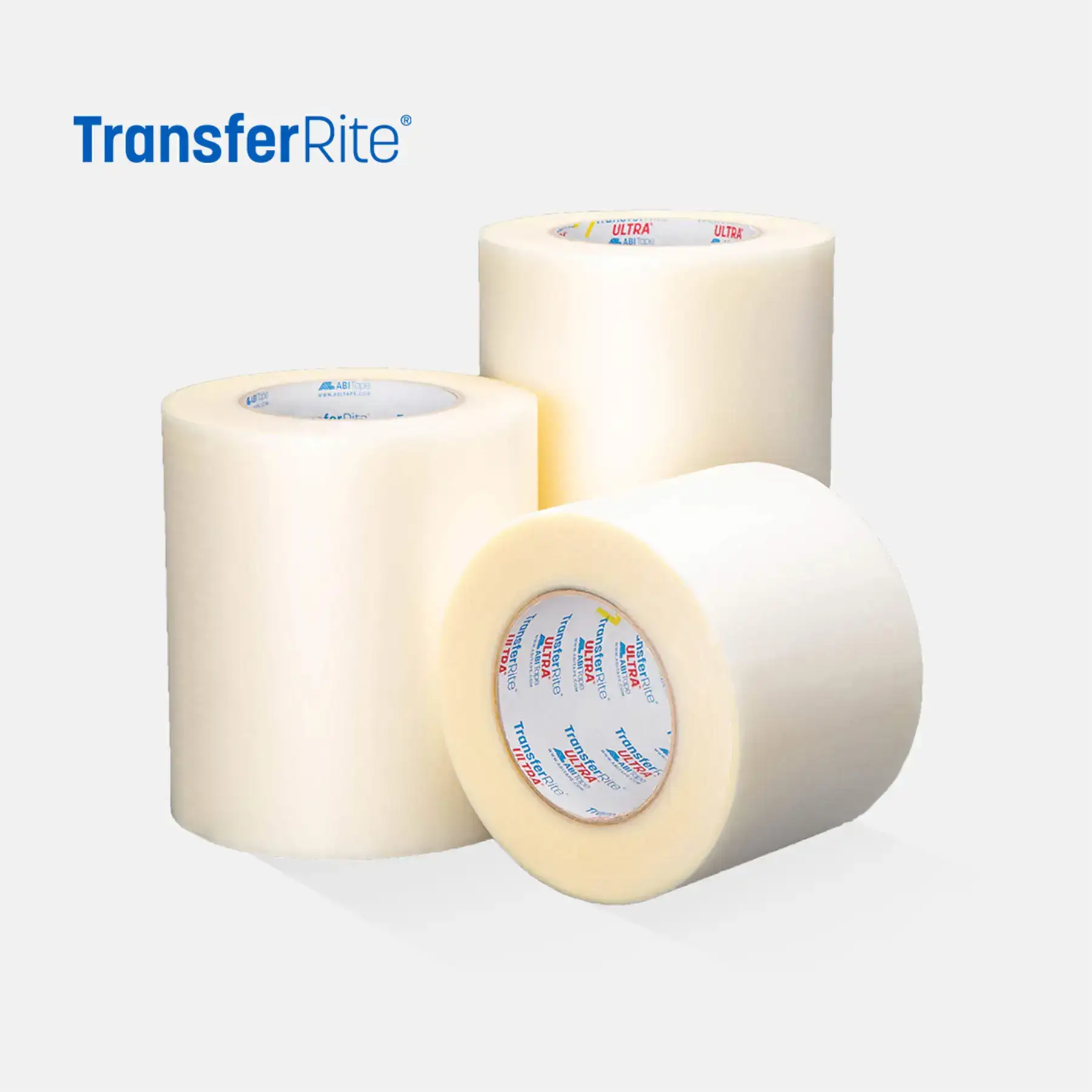 TransferRite 760U White Clear Low Tack Transfer Tape