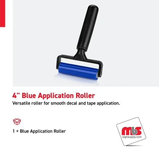 Blue Rubber Application Roller