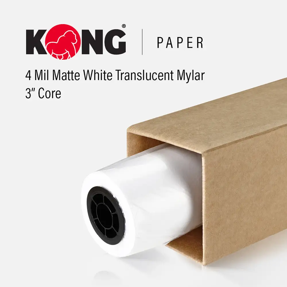 4 Mil Double Sided Matte Xerographic Mylar