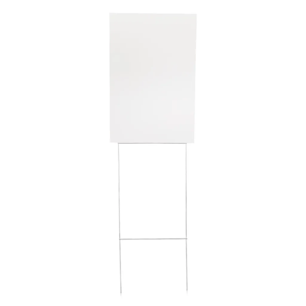 Corrugated Sign Blank and Stake Combo