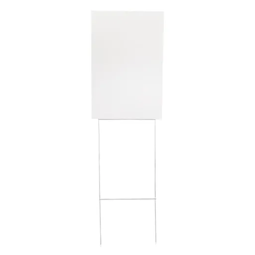 Corrugated Sign Blank and Stake Combo