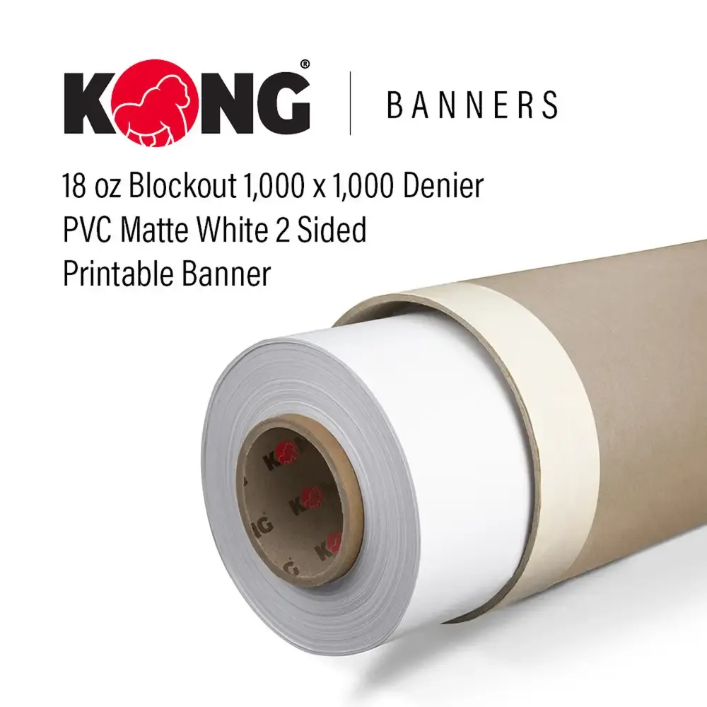 Kong 18oz Double-Sided Blockout Banner
