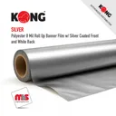 8 Mil Polyester Silver/Gold Banner Rol Up Film