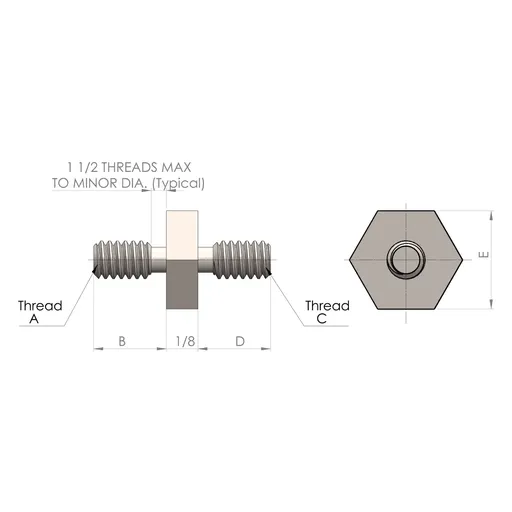 Electronic Standoffs Hex Male to Male