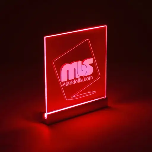Red LED Sign Clamps