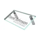 Angled Desktop Standoffs Kits with Glass