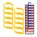 Vinyl Roll Retaining Clips for 3'' to 5'' Rolls With Dry Erase Media Card