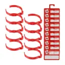 Vinyl Roll Retaining Clips for 4'' to 6'' Rolls With Dry Erase Media Card