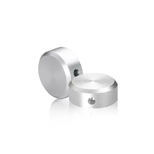 3/8" Diameter, 10-24 Threaded Locking Caps - 7/32" Hole Required