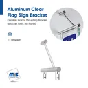 Flag Sign Brackets for 3/8" Thick Material