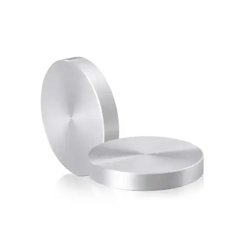 [CAP20058A] 2" Diameter x 5/8" Height, 5/16-18 Threaded Cap - 3/8" Hole Required