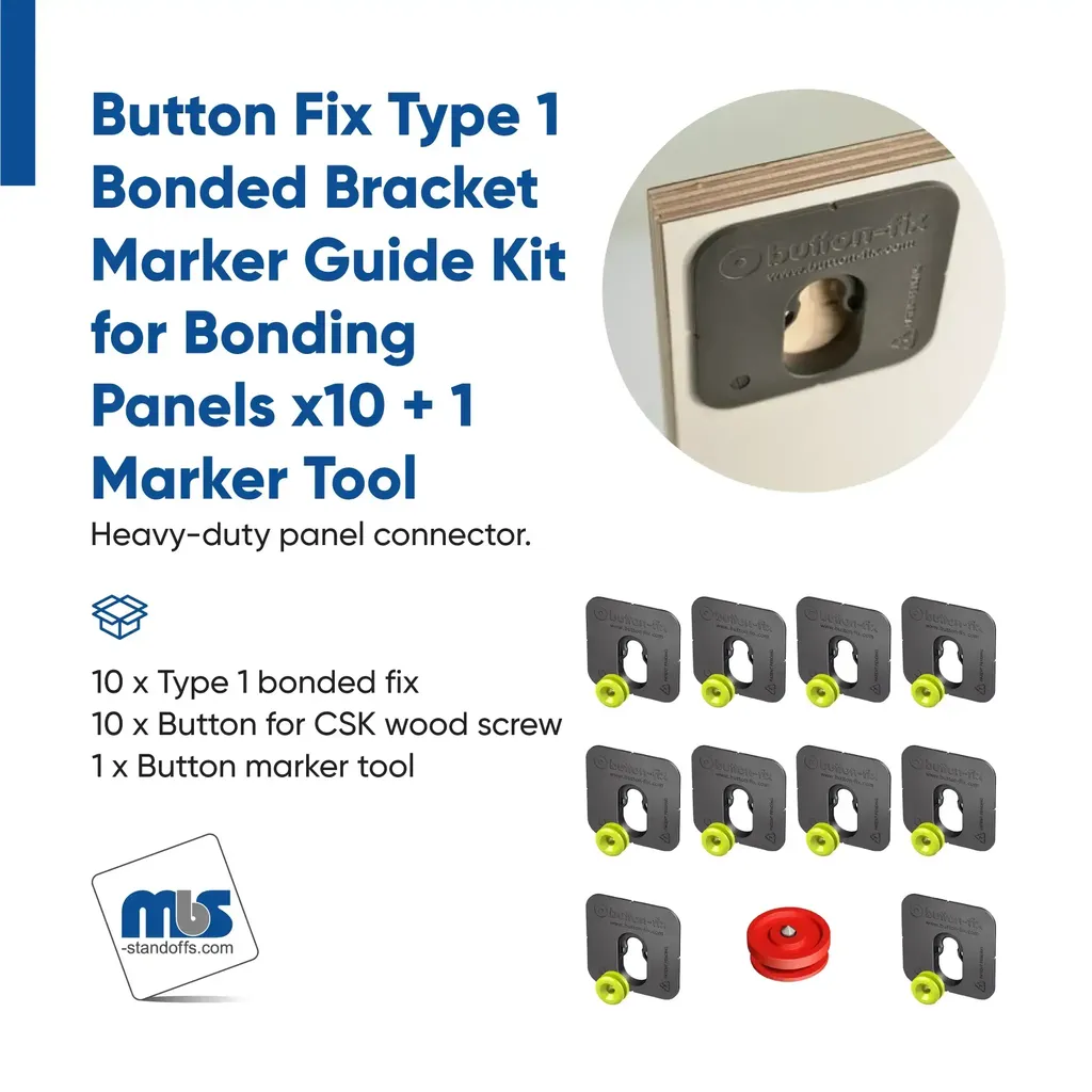 Type 1 Bonded Fix + Button, Complete Kits with Marker Tools