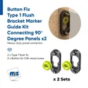 Type 1 Flush Fix + Button Kits (Marker Tools sold separately)