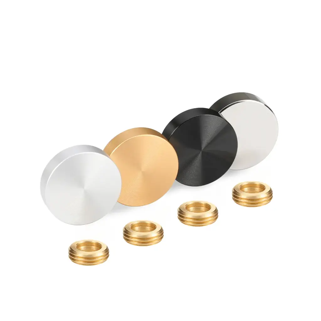 13/16" (3/4") Diameter Flat Head Screw Covers - Set of 4