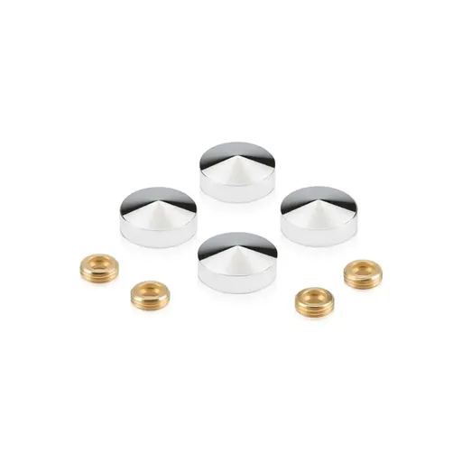 13/16" (3/4") Diameter Conical Screw Covers - Set of 4