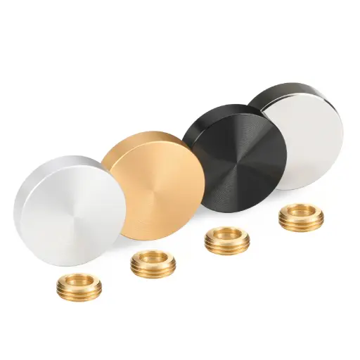 1" Diameter Flat Head Screw Covers - Set of 4