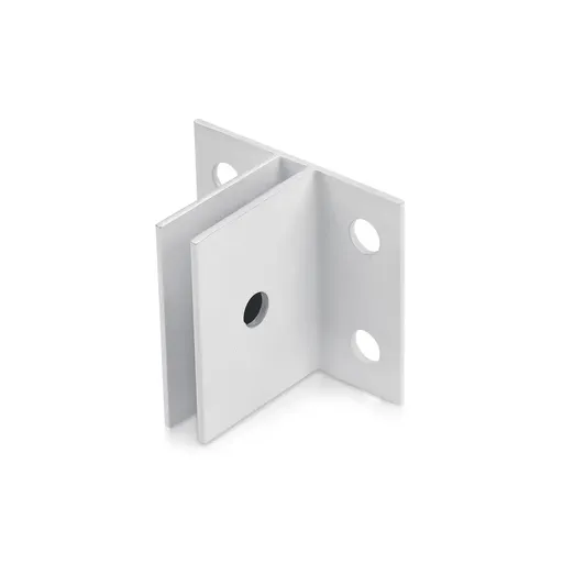 Sooper Center Bracket - White Powder Coated Aluminum