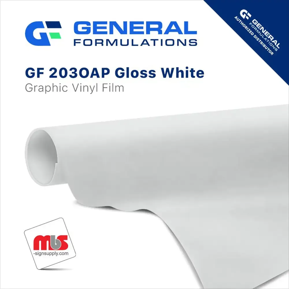 General Formulations 203 Gloss White OAP Opaque Permanent Adhesive