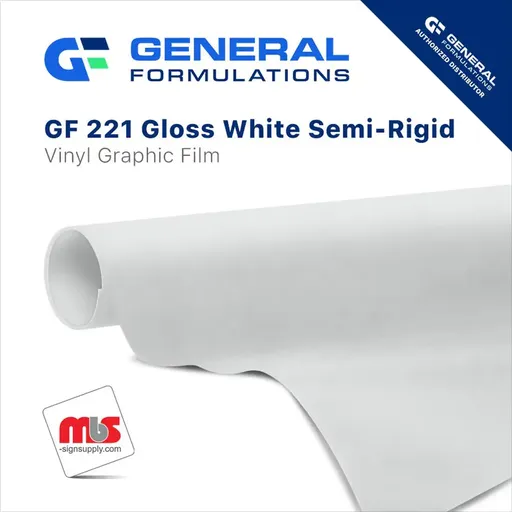 General Formulations 221 Semi-Rigid Removable Vinyl Film