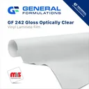 General Formulations 242 Optically Clear Overlaminate Film