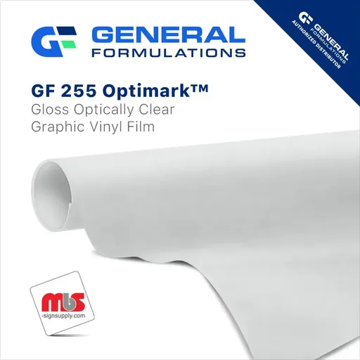 General Formulations 255 Clear Double Sided Outdoor Mounting Film