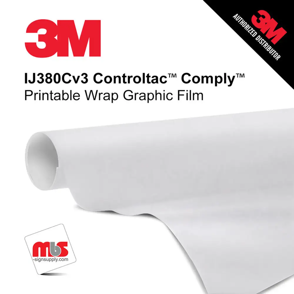 3M™ IJ380Cv3 Controltac & Comply™ Wrap Graphic Film