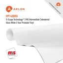 Arlon DPF 4500GX X-Scape Technology Intermediate Calendered Gloss White 5 Year Printable Vinyl w/ Permanent Adhesive
