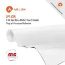 Arlon DPF 6700 Cast Gloss White 7 Year Printable Vinyl w/ Permanent Adhesive