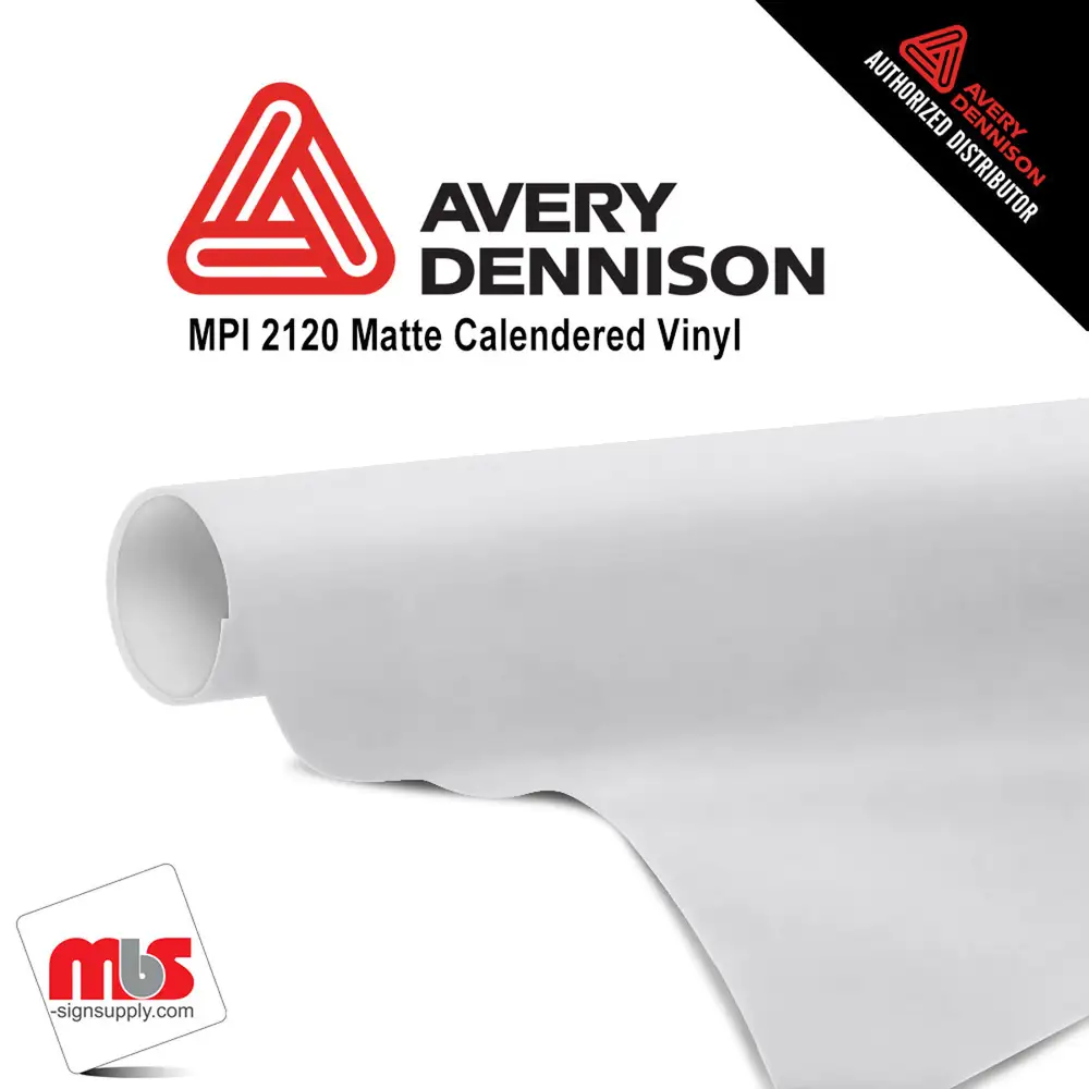 Avery MPI2120 Matte White 6 Years Long Term Unpunched 4.3 Mil Calendered (Color Code 102)
