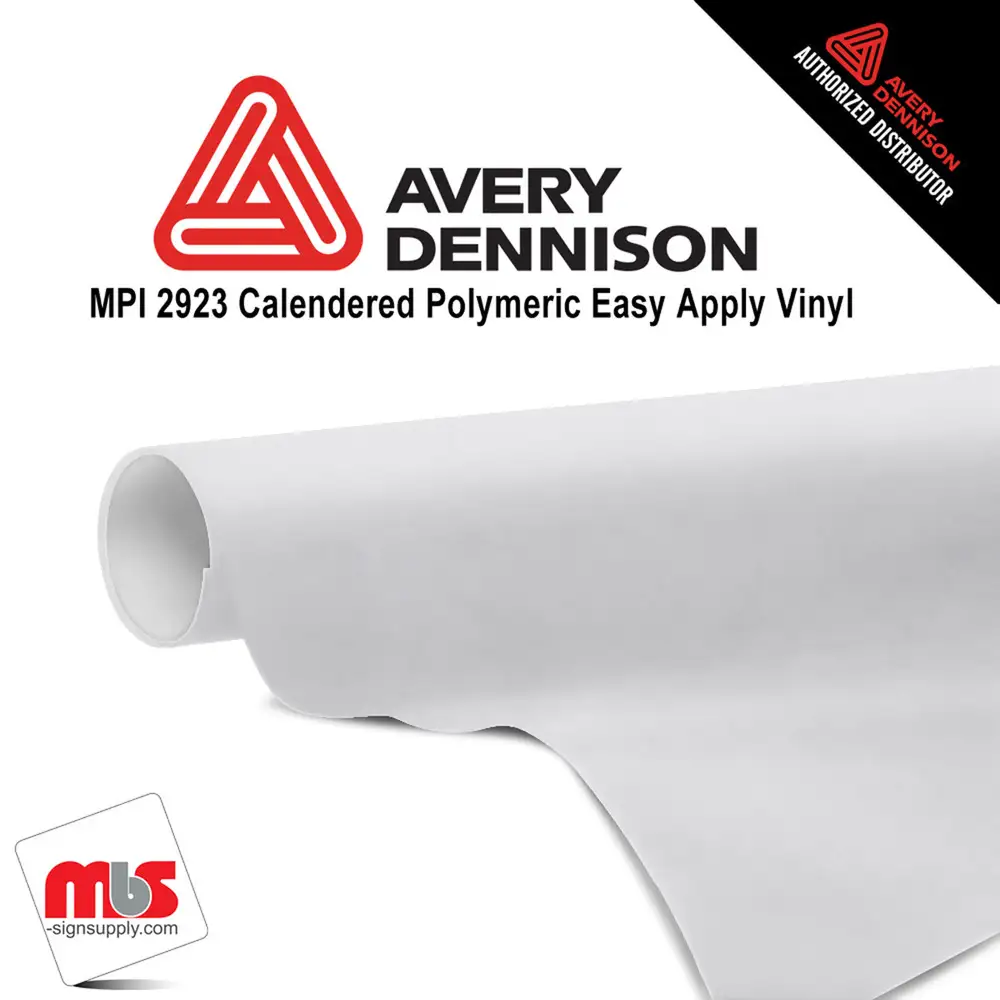Avery MPI2923EZ Matte White 5 Year Long Term Unpunched 3.4 Mil Intermediate Calendered Print Meda (Color Code 102)