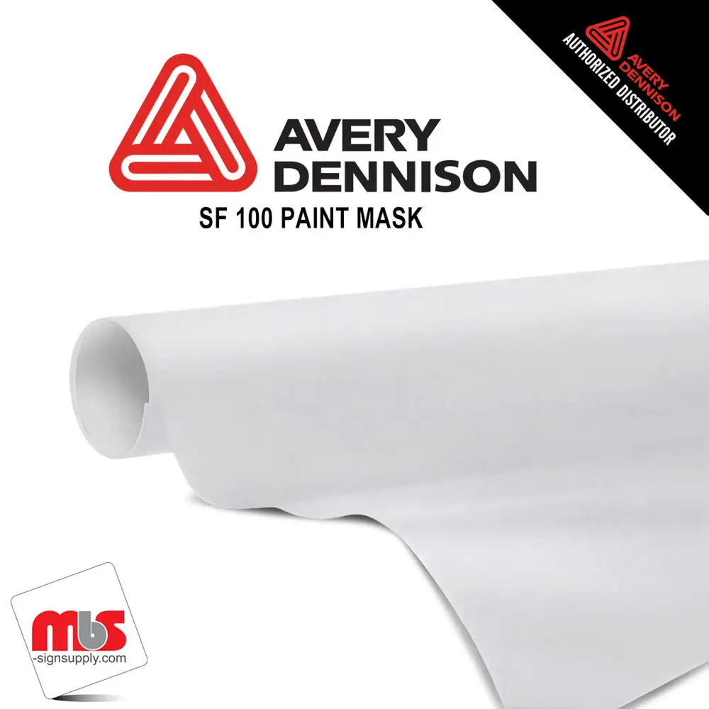 Avery Paint Mask Matte 1 Year Short Term Punched 3.2 Mil